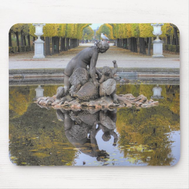 Naiad Fountain Mouse Mat (Front)