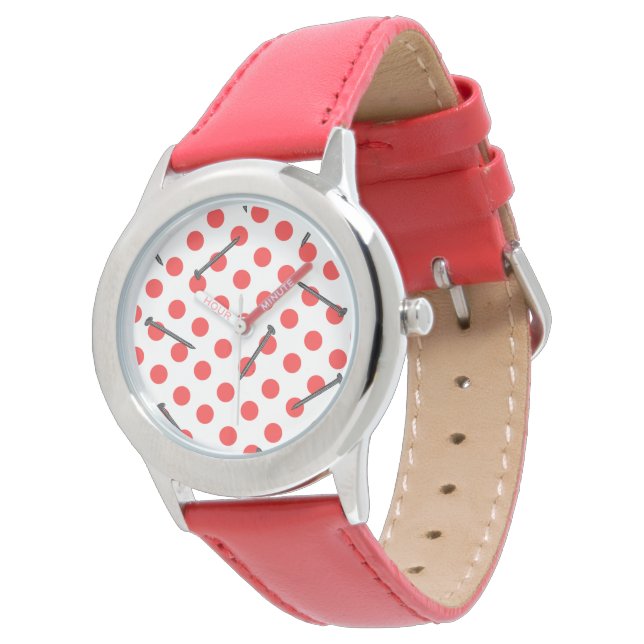 Nail and Dot Pattern Watch (Angled)