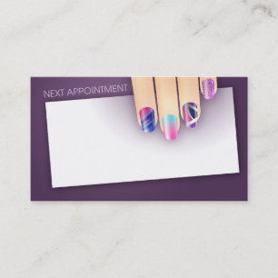 Nail Art Appointment & Business Card