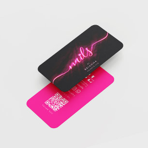 Nail Art Beauty Salon Manicure Specialist  Business Card