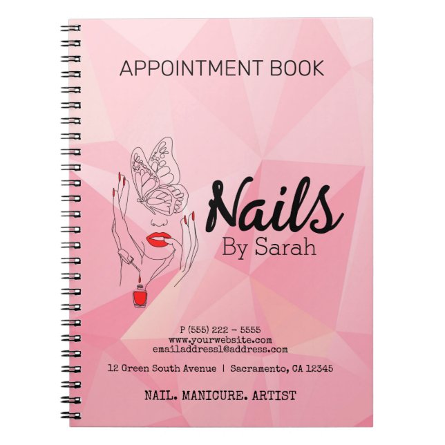 Nail art  notebook (Front)