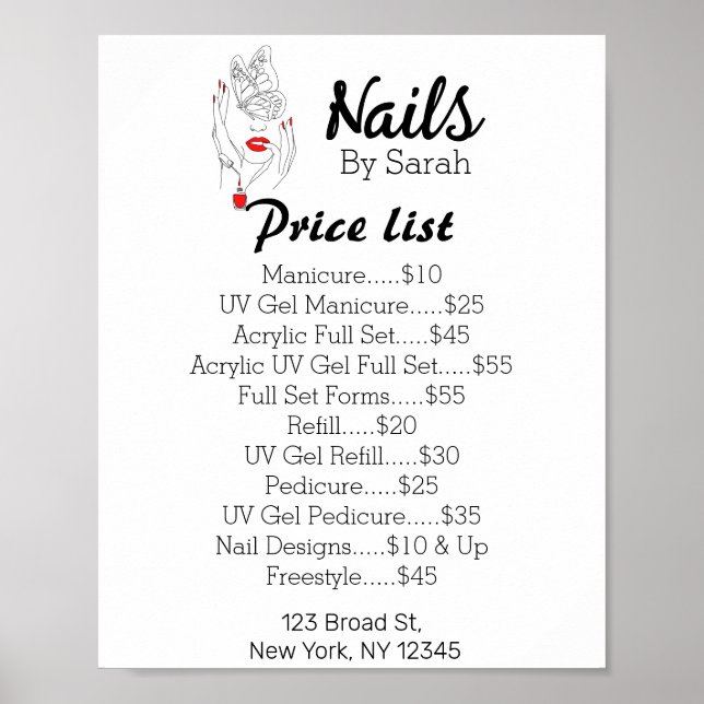 Nail art  poster (Front)