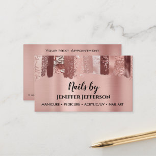 NAIL ARTIST appointment Business Card