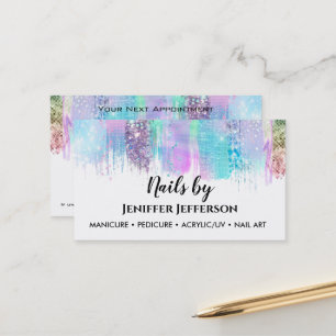 NAIL ARTIST appointment Business Card