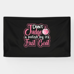Nail Artist First Coat Banner