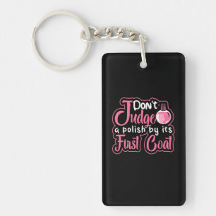 Nail Artist First Coat Key Ring