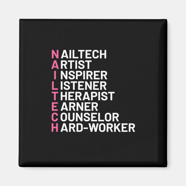 Nail Artist Inspirer Magnet (Front)