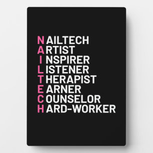 Nail Artist Inspirer Plaque