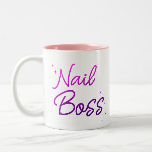 Nail Artist Two-Tone Coffee Mug