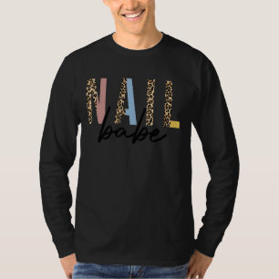 Nail Babe Leopard Nail Artist Nail Technician T-Shirt