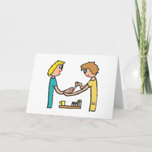 Nail Bar Salon Technician Card