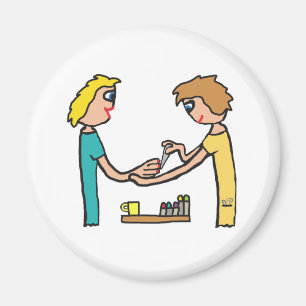 Nail Bar Salon Technician Magnet