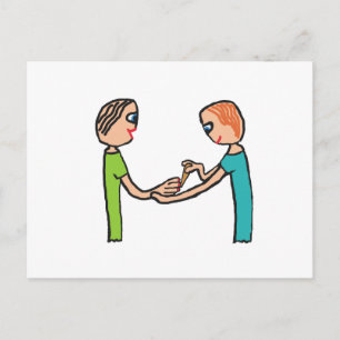 Nail Bar Salon Technician Postcard