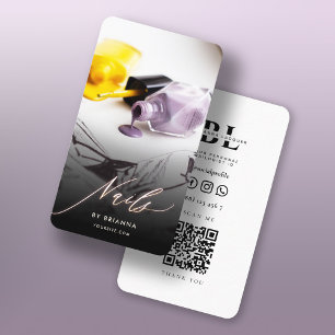 Nail Beauty Salon Manicure Specialist Business Card