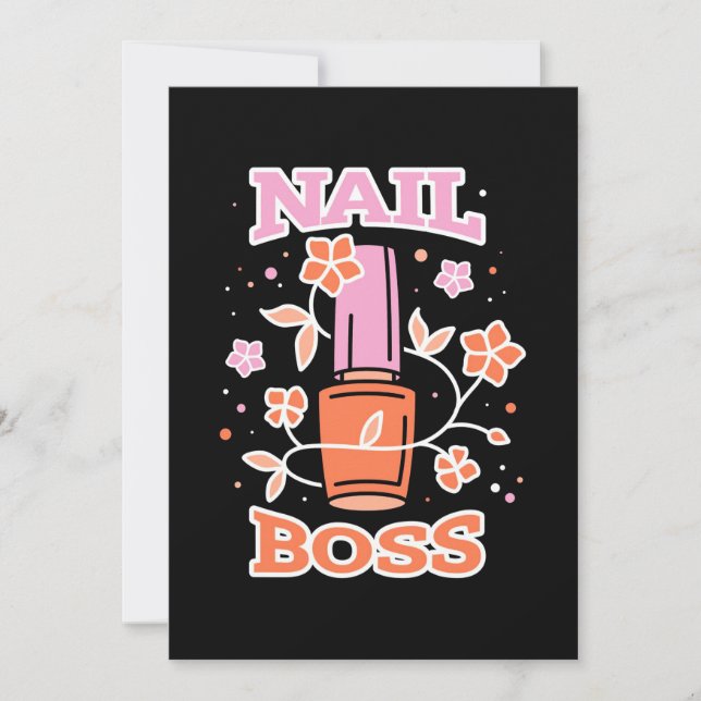Nail Boss Invitation (Front)