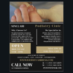 Nail Care Portrait, Podiatry Clinic, Podiatrist Flyer<br><div class="desc">Nail Care Portrait,  Podiatry Clinic,  Podiatrist Advertising Flyer by The Business Card Store.</div>