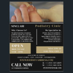 Nail Care Portrait, Podiatry Clinic, Podiatrist Flyer<br><div class="desc">Nail Care Portrait,  Podiatry Clinic,  Podiatrist Advertising Flyer by The Business Card Store.</div>