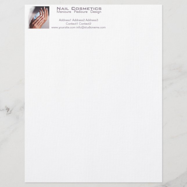 Nail Cosmetics 1 - Letterhead (Front)