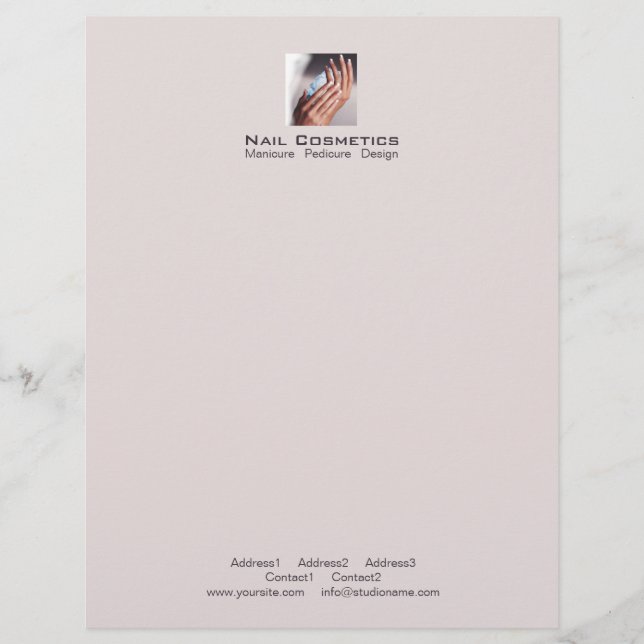 Nail Cosmetics 1 - Letterhead (Front)