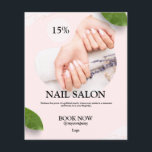 nail cosmetics beauty business promotion Flyer<br><div class="desc">Custom nail cosmetics beauty business promotion Flyer. Add discount rate,  nails services,  company adresse,  prices. Simple pink modern aesthetic promotion flyer for beauty shops,  nails shops,  estheticians. Marketing promotion leaflet (flyers) for shops</div>