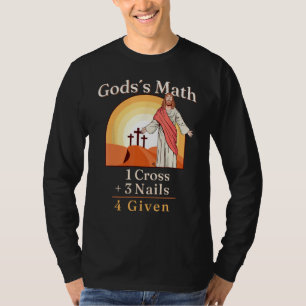 Nail Cross Faith on Team Jesus 1 Cross 3 nails 4 g T-Shirt