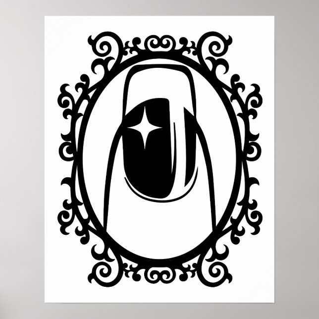 Nail Design is an Art Form Poster (Front)