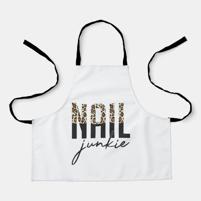 Nail Junkie Nail Salon Nail Technician F Apron (Front)