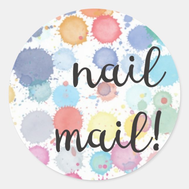 Nail Mail! Sticker (Front)