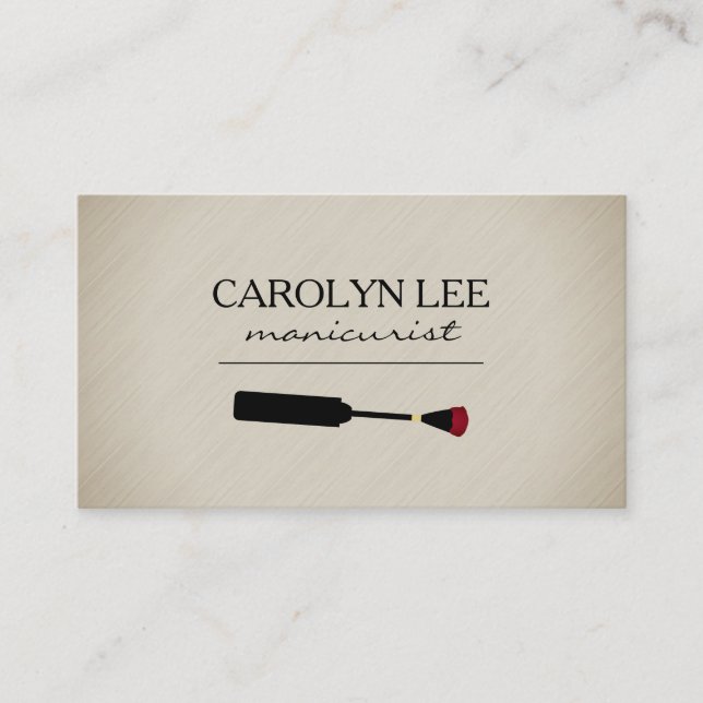 Nail Polish Business Card (Front)