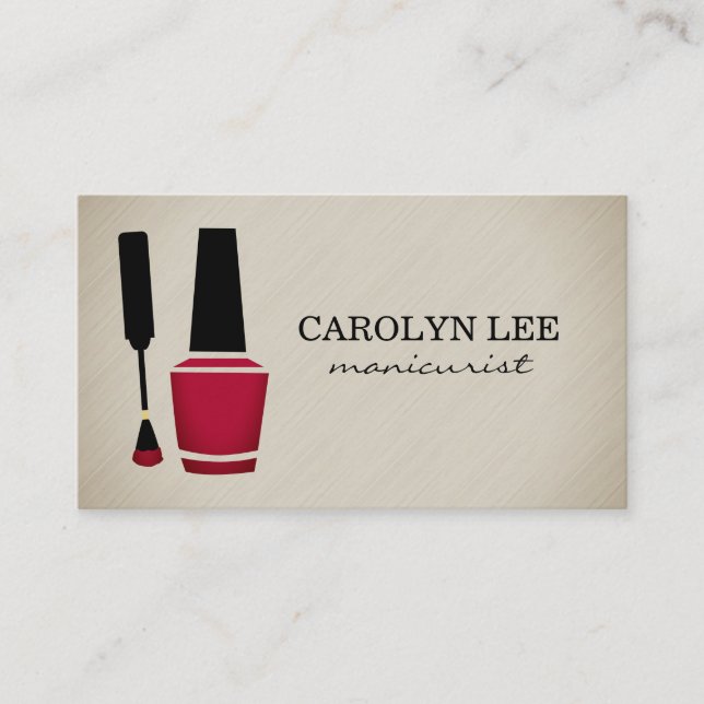 Nail Polish Business Card (Front)