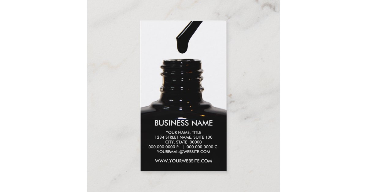 Nail Polish Business Cards Zazzle
