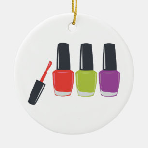 Nail Polish Ceramic Tree Decoration