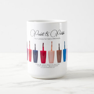 Nail Polish Colour Set Nail Salon Coffee Mug