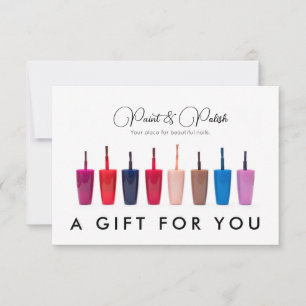 Nail Polish Colour Set Nail Salon Gift Certificate