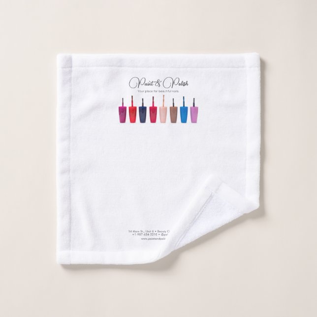 Nail Polish Colour Set Nail Salon Wash Cloth (Wash Cloth)