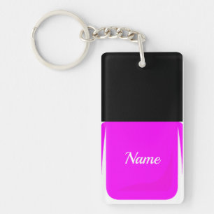 Nail Polish Keychain Purple