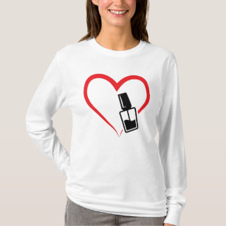 Nail polish love, Manicure design T-Shirt