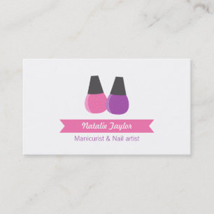 Nail Polish Manicurist Nail Artist Business Cards