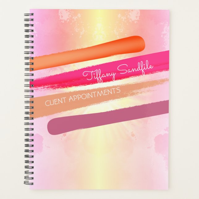 Nail polish nail artist manicure salon appointment planner (Front)