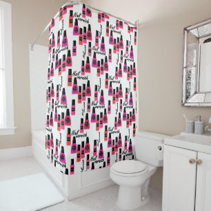 Nail Polish Shower Curtain