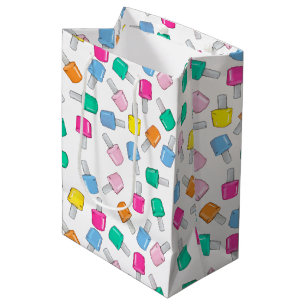 Nail Polish Spa Party Manicure Beauty Birthday Medium Gift Bag