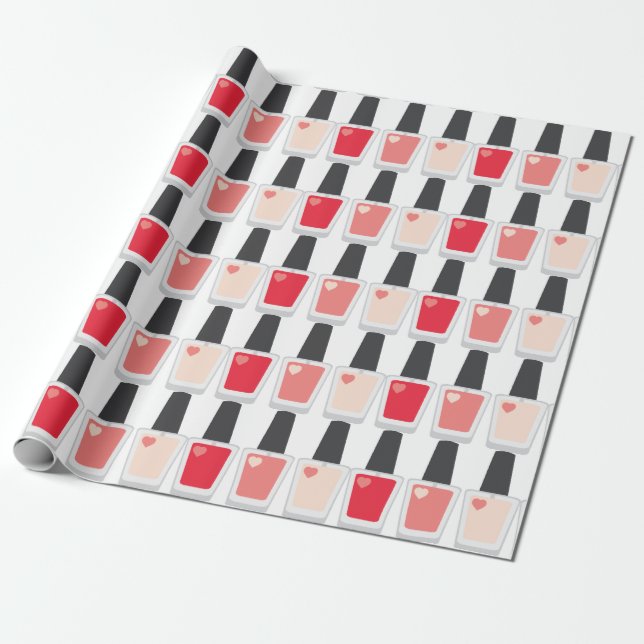 Nail Polish Wrapping Paper (Unrolled)