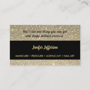Nail quote Salon  Business Card