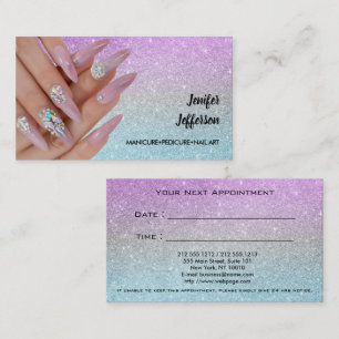 Nail Salon appointment Business Card