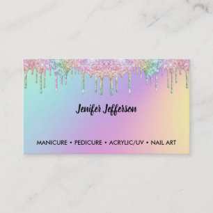 Nail Salon  appointment Business Card