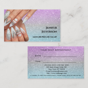 Nail Salon  appointment Business Card