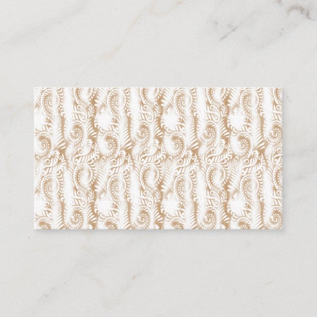 Nail Salon Appointment Cards | Marble & Custom (Front)