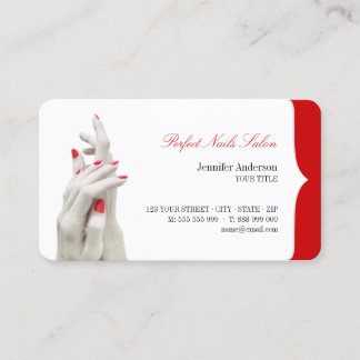 Nail Salon Beauty Centre business card