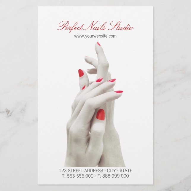Nail Salon Beauty Centre flyer (Front)