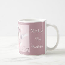 Nail Salon Branding Blush Pink Beauty Business